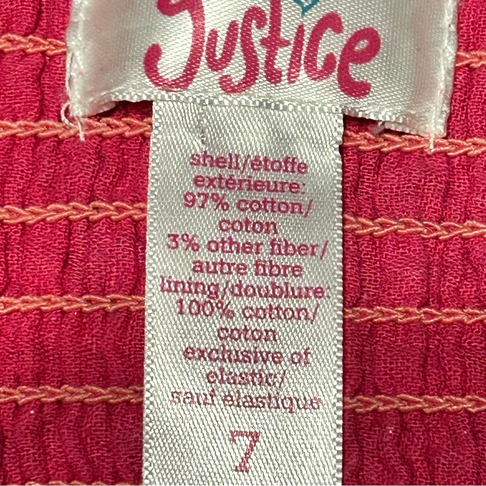 Size 7 Justice Pink Floral Paisley Print Full Length Lined Halter Maxi Dress - Picture 10 of 15